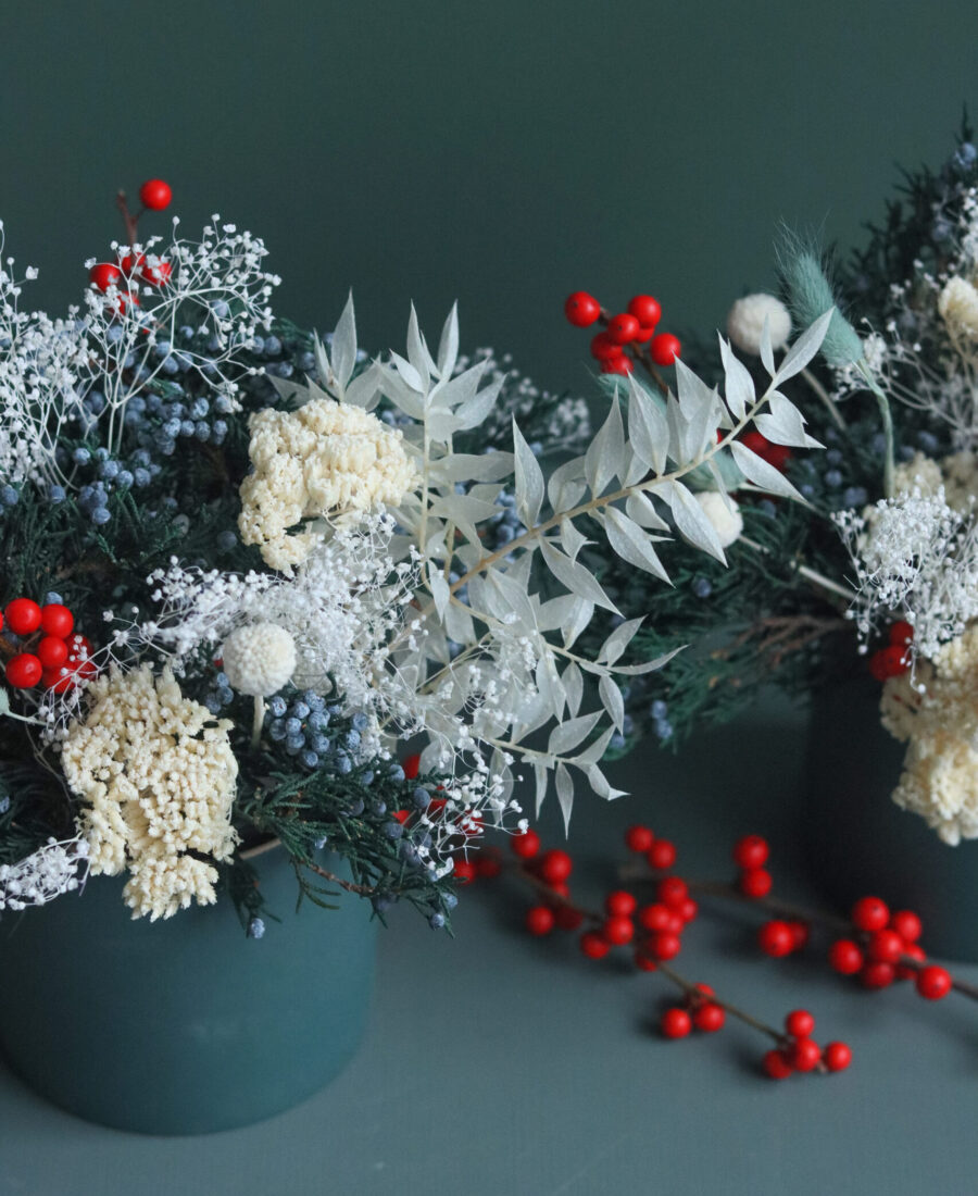 merry mistletoe closeup