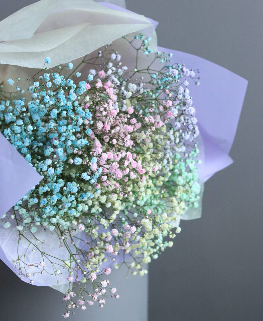 confetti bouquet closeup