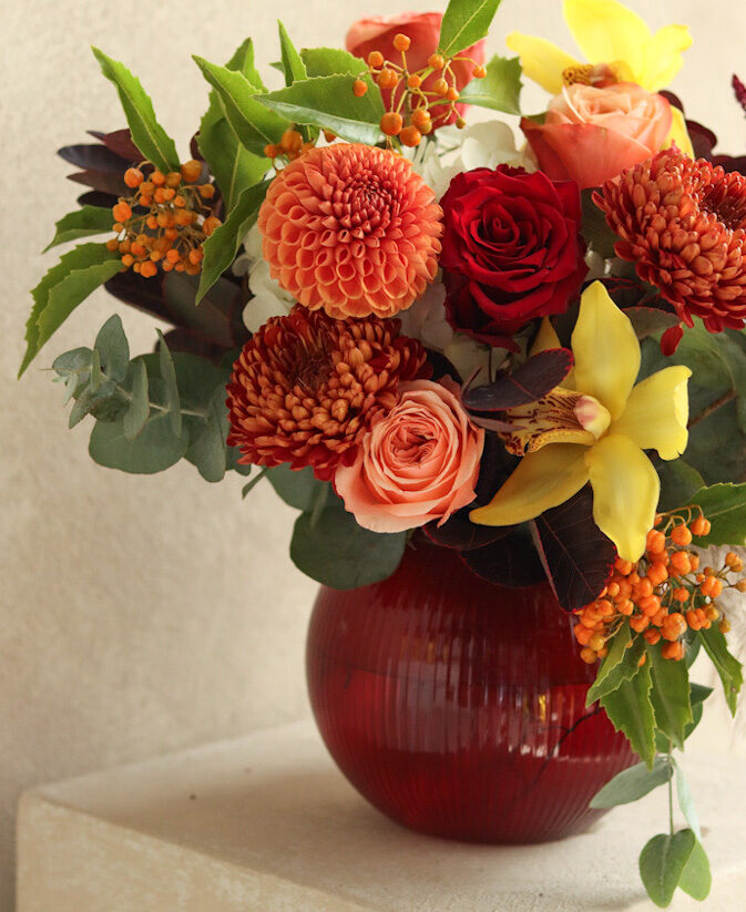 Octoberfest vase closeup-1
